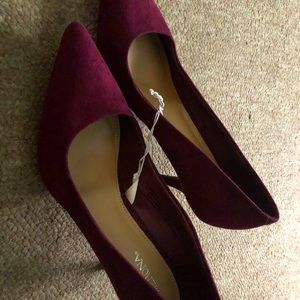 maroon heels
